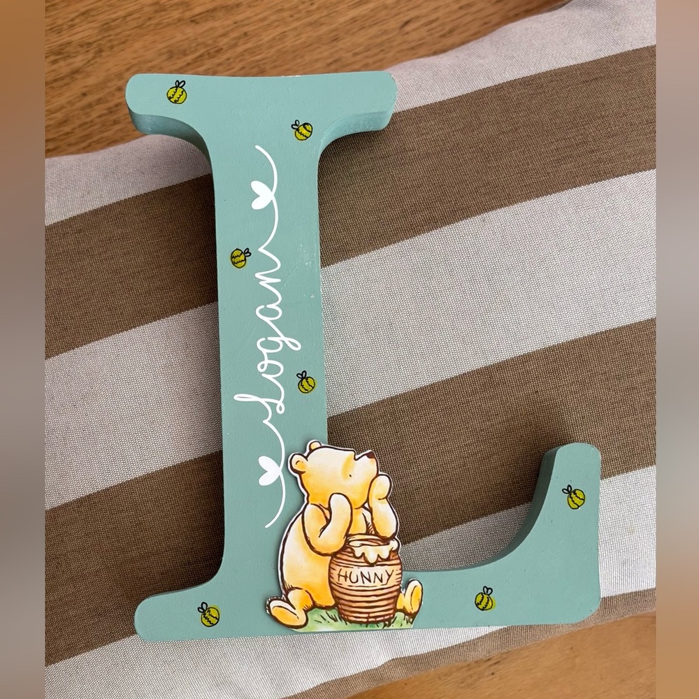 Wooden Letter L or Logan